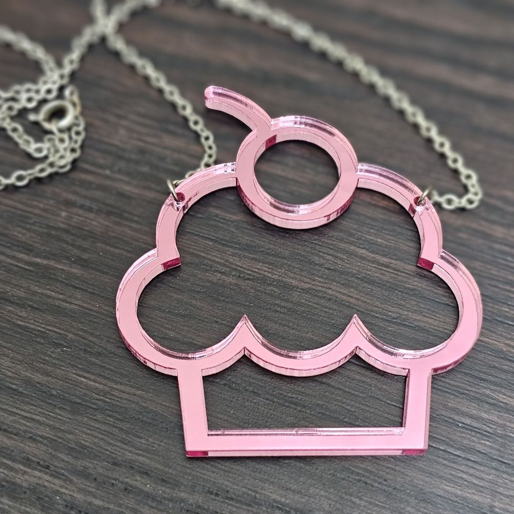 Cupcake Necklace